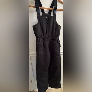 Athletech Black Kids Snow Bib Jacket